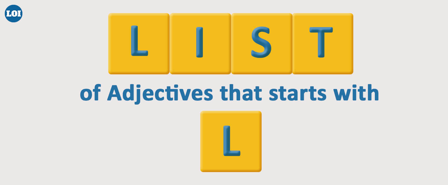 adjectives that begin with l